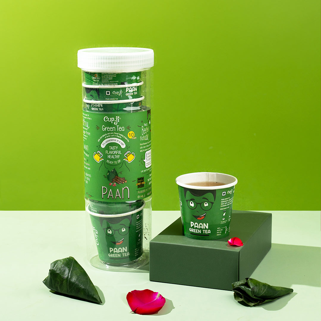 Paan Green Tea - Pack of 10 Cups